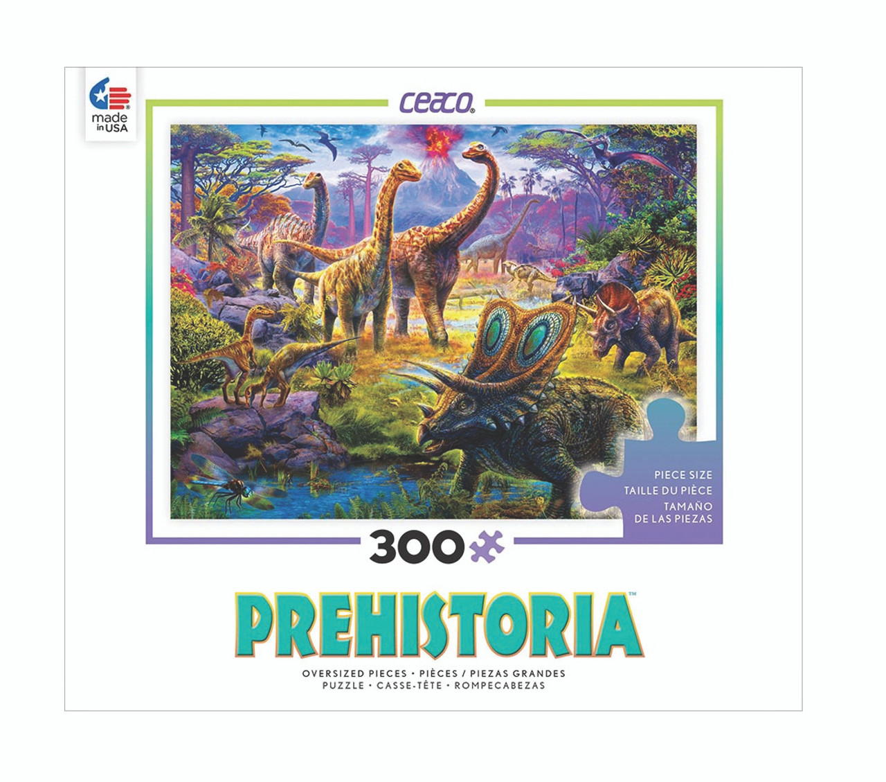 Prehistoria Puzzle 300 pieces 18" X 24"